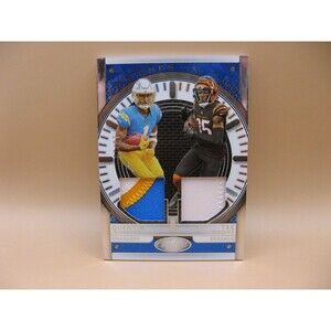 2023 Panini Certified Stitches In Time Quentin Johnston & Tee Higgins #13/20 SSP